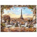 Картина по номерам 40х50 см остров сокровищ "Париж", на подрамнике, акриловые краски, 3 кисти, 662466