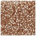 (78212) Бисер прозрачный с серебр. центром 10/0, круг. отв, 50г, Preciosa