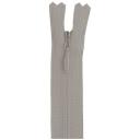 YKK Молния потайная неразъёмная 0004715/40 № 5 40 см светло-серый/светло-серый