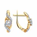 Серьги SOKOLOV из серебра с фианитами