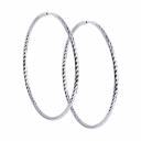 Серьги конго SOKOLOV из серебра с алмазной гранью 94140017