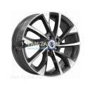 Диск колёсный Роквуд (КС900-08) 7x17 ЕТ 40 5x112 57,1 алмаз черный, арт. 77072