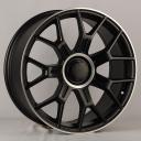 Колесный диск Powcan Y1188 8.5x20/5x112 D66.6 ET35 Black Matt with Lip Polish