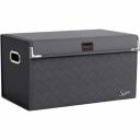 Саквояж органайзер в багажник и домашнего использования PSV Santorini Braid Plus (30х30х55 см) Черный, экокожа (дерево) L 138886