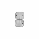 Шторка экран на боковые стекла SKYWAY S01202004