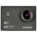 Автомобильный видеорегистратор Digma FreeDrive Action 4K, WiFi, 8 Mpix, 2160x3840, 2160p, 150гр., Allwinner V3, черный