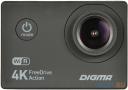 Видеорегистратор Digma FreeDrive Action 4K WiFi черный 8Mpix 2160x3840 2160p 140гр.