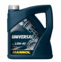 Моторное масло Mannol Universal 15w40 4л