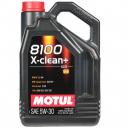 Моторное масло Motul 8100 X-clean+ 5W-30, 5 л