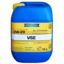 Полусинтетическое моторное масло RAVENOL VSE 0W-20, 10 л, 1 шт.