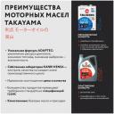 Синтетическое моторное масло Takayama 5W-40 API SN/CF, 4 л, 1 шт.