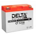 Мотоаккумулятор Delta CT 1216 AGM 16Ач, обратная полярность