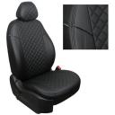 Чехлы на Hyundai Creta 1 (2016-2021), Экокожа Ромб, черный, Автопилот, kha-kr-gt-chch-r