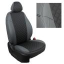 Комплект чехлов Автопилот Ромб Renault Duster (40/60) с 11-15г. / Nissan Terrano III с Черный + Серый
