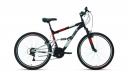 Велосипеды Двухподвесы Altair MTB FS 26 1.0, год 2021, цвет Черный-Красный, ростовка 18