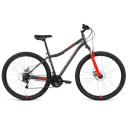 Велосипед Altair MTB HT 29 2.0 disc 29 21 ск. рост. 19 темно-серый/красный RBKT1M19G005