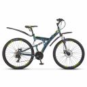 Велосипед Stels Focus 27.5 MD 21-Speed V010 2019 19" gray/yellow