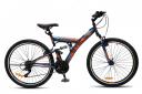 Велосипед STELS Focus V 26 18-sp V030 2018 18" темно-синий/оранжевый