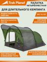 Четырехместная кемпинговая палатка Trek Planet Siena Lux 4, Зеленый