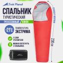 Спальный мешок Trek Planet Yukon red, левый