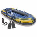 Рыбацкая лодка Intex Challenger 3 Set 2,95 x 1,37 м blue/yellow