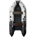 Надувная лодка Ривьера 3600 НДНД Компакт, светло-серый