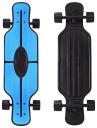 Скейтборд Y-SCOO Longboard Shark TIR 31 с сумкой blue-black