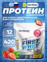 Сывороточный протеин Be First First Whey protein (сывороточный протеин) 420 г, Клубника