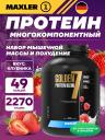 Комплексный протеин MAXLER Golden 7 Protein Blend 2270 г, Клубника