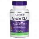 Для похудения и контроля веса Natrol, Tonalin CLA, конъюгированная линолевая кислота (КЛК), 1200 мг, 60 мягких таблеток