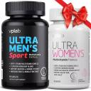 Витамины VPLab Ultra Men's Sport Multivitamin + Ultra Women's Multivitamin 180 капсул