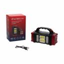 Фонарь - прожектор небольшого размера с богатым функционалом: дальний и ближний свет, белый и желтый свет для освещения в условиях тумана, встроенный PowerBank, заряд через Type-C и солнечную панель