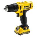 Аккумуляторная безударная дрель-шуруповерт DEWALT DCD710D2, 180 Вт компактная