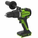 Дрель-шуруповерт ударная аккумуляторная Greenworks GD24DD140 24V 3707607CUB, б/щет,70/140Нм,Anti-kickback,1x4Ач,ЗУ,кор