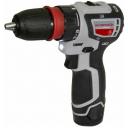 Аккумуляторная дрель-шуруповерт бесщеточная ИНТЕРСКОЛ ДА-10/12В КомбиМакс Li-ion 2х2Ач (сумка, 4 насадки) 687.2.2.78