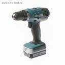 Дрель-шуруповерт Makita DF 347 DWE, 14.4 В,2x1.5АчLi-ion, БЗП-10 мм,0-400/0-1400 об/м
