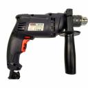 Электродрель SPARKY BUR 130E представляет собой универсальный инструмент, основным предназначением которого является сверление отверстий в металле, дереве, пластике. Мощность двигателя составляет 750 Вт., что даёт возможность использования оснастки достаточно больших размеров. Максимальный диаметр сверления в металле 13 мм., в дереве - 25 мм. Выбрать и установить оптимальную скорость вращения патрона помогает кнопка пуска с регулировочным колесом. Зафиксировать выбранные обороты можно нажав на кнопку, расположенную на левой стороне основной рукоятки. Функция реверса даёт возможность использовать дрель в качестве своеобразного шуруповёрта для откручивания/закручивания крепежа или даже миксера для размешивании растворов небольших объёмов, например, краски или обойного клея. В дрели SPARKY BUR 130E реализована ударная функция. Разумеется, полноценно заменить строительный перфоратор она не сможет, но для домашних работ при бережном использовании с её помощью вполне можно просверлить отверстия в кирпичной или панельной стене, чтобы повесить карниз, книжную полку или кронштейн под телевизор. В комплекте с дрелью идут ограничитель глубины сверления - для точной работы свёрлами, а также дополнительная рукоятка - для удобной и надежной фиксации инструмента в руках во время работы. Мощная и удобная дрель SPARKY BUR 130E станет отличным помощником при решении самых разнообразных задач как на стройплощадке, производстве, так и в домашней или дачной мастерской.