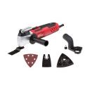 Многофункциональный инструмент (реноватор) Wortex SM 3233 QE в коробке + набор оснастки (330 Вт 15000 - 22000 об/мин система SDS с оснасткой) (SM3233Q)