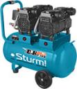 Компрессор Sturm! AC93450OL воздуш.безмасл.бесшумн. 2x1500 Вт, 50 л, 2650 об/мин, 480 л/мин,8 бар