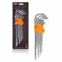 Набор Г-образных ключей TORX инбус с отв. удлинённых 9 предметов AIRLINE AT-9-21 AT921