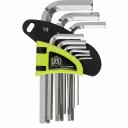 Набор шестигранных ключей ARMERO 9шт, CrV, короткие A410/095