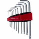 Набор шестигранников Набор средних с шаром Г-образных шестигранников 1,5-12 мм, 11 предметов FORCE 5116LB