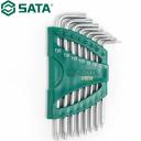 SATA 09701 Набор ключей Torx с удлиненными средними отверстиями из 8 предметов. Высококачественные материалы и точность изготовления продлевают срок службы.