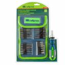 Отвертки с набором бит Отвертка-реверс + биты Сибртех 13376, 26 пред., PH + SL + PZ + Torx + Hex, CrV, 3к рукоятка