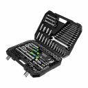 Набор инструментов Сибртех, 14172, в пластиковом кейсе 160 пред. (1/2", 3/8", 1/4")