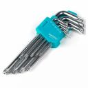 Набор ключей TORX c отверст. 9 шт, длинные TORX:10,15,20,25,27,30,40,45,50, CR-V,Smartbuy tools/48, цена за 1 шт