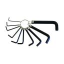 Набор ключей имбусовых Torx,9шт( T10-T50 мм)