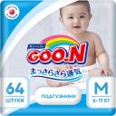 Подгузники GOO.N M (6-11 кг), 64 шт.