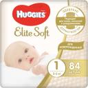 Подгузники Huggies Elite Soft 1, 3-5 кг, 84 шт