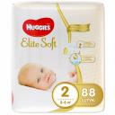 Подгузники для новорожденных Huggies Elite Soft 2 (3-6 кг), 88 шт.